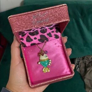 Betsey Johnson Fish Necklace